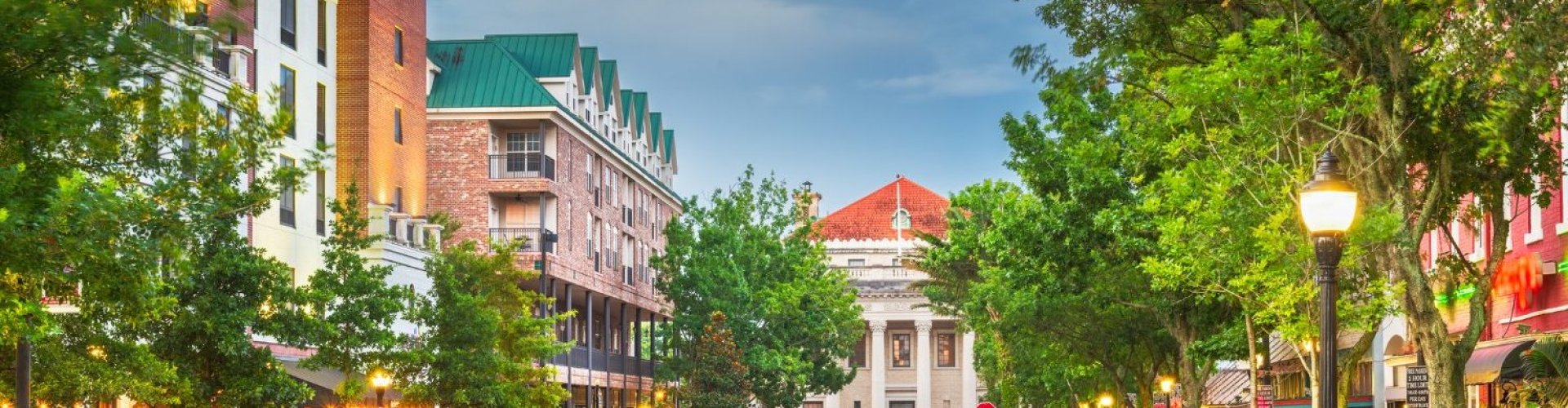Sunset over Gainesville, FL, US
