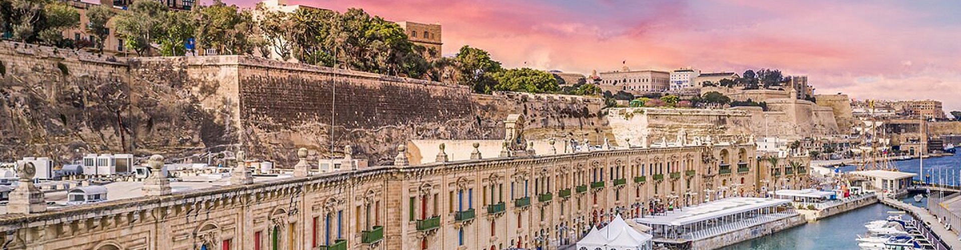 Scenic Landscape of Valletta, MT