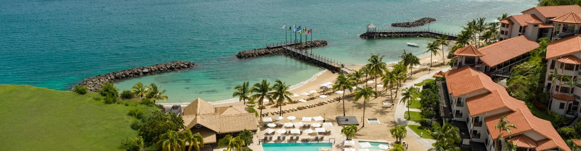 Stunning Grenadian coastline at sunset