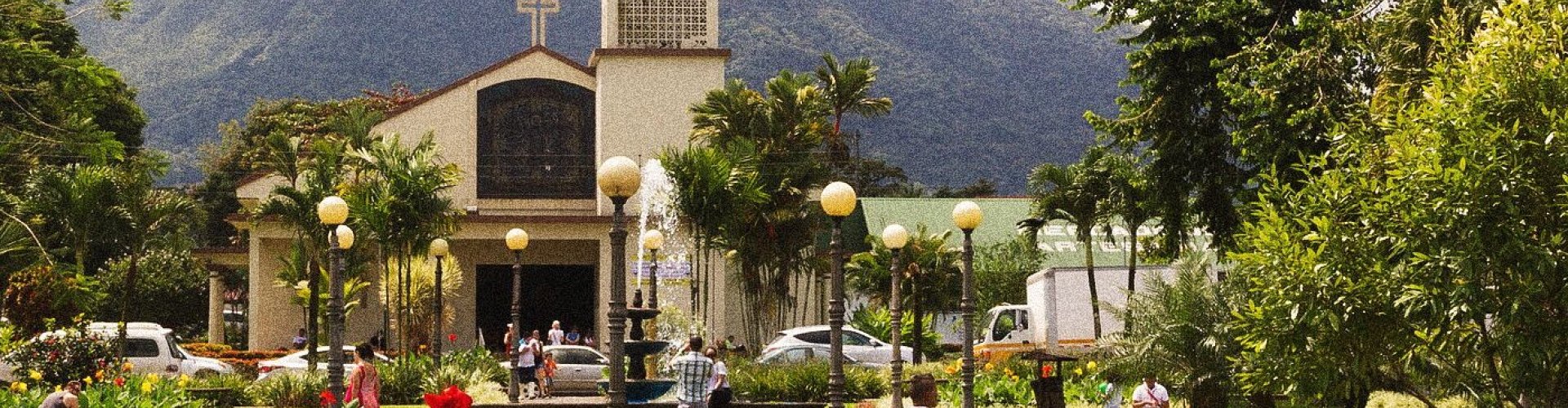 Scenic vista of La Fortuna, CR