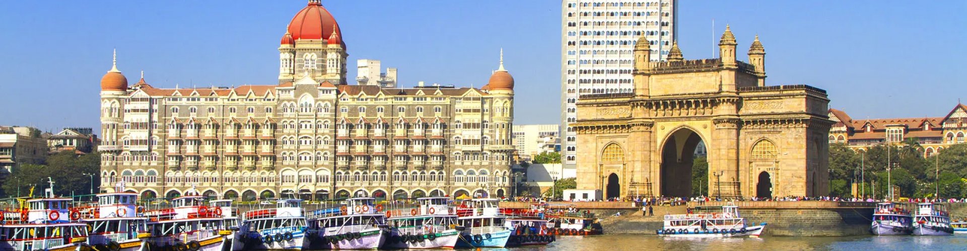 Mumbai cityscape at dusk