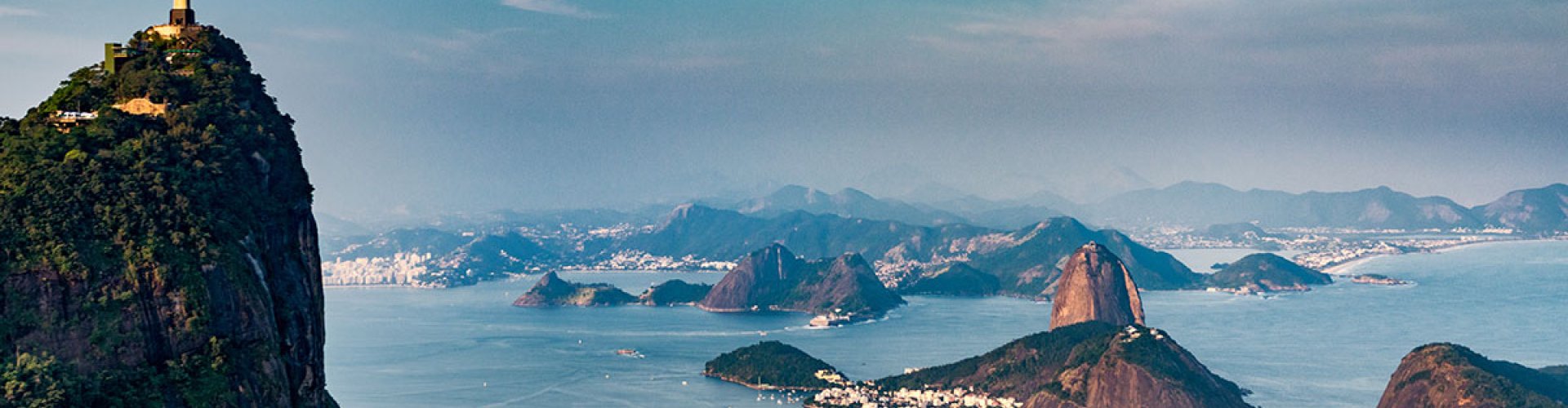 Sunset over Rio de Janeiro bay