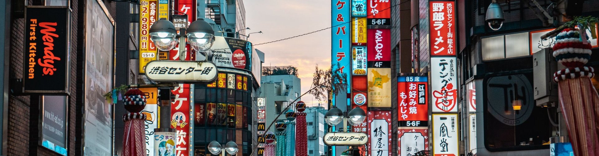 Tokyo cityscape at sunset