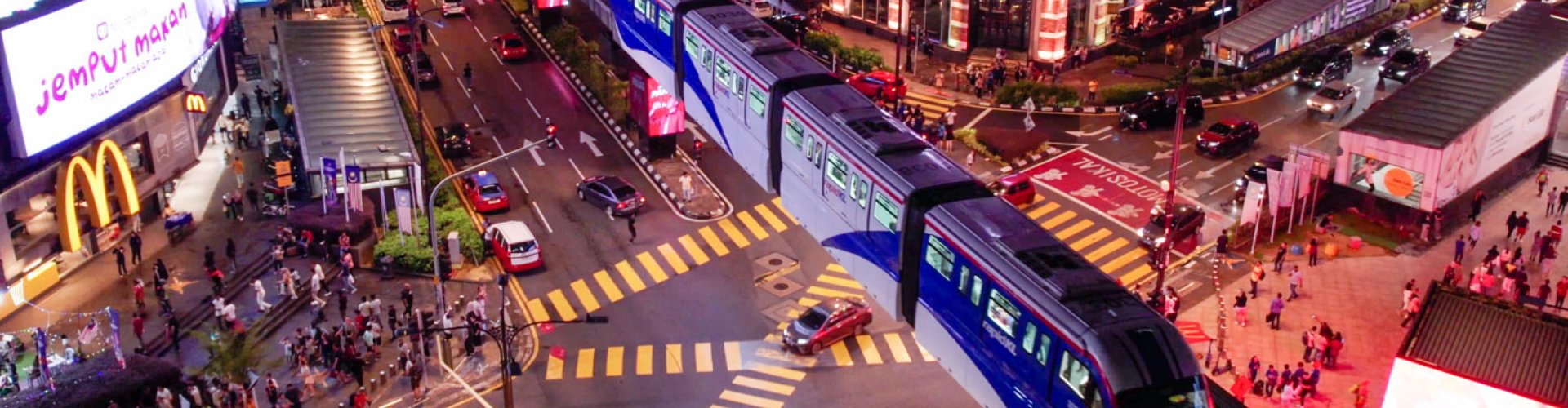 Kuala Lumpur skyline at dusk