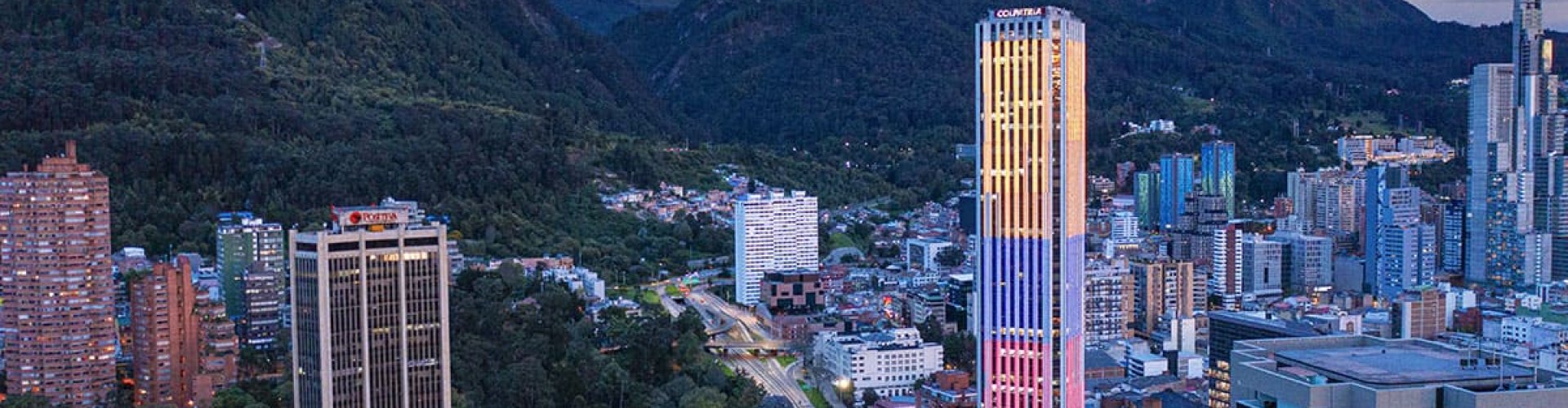 Sunset over Bogotá, CO