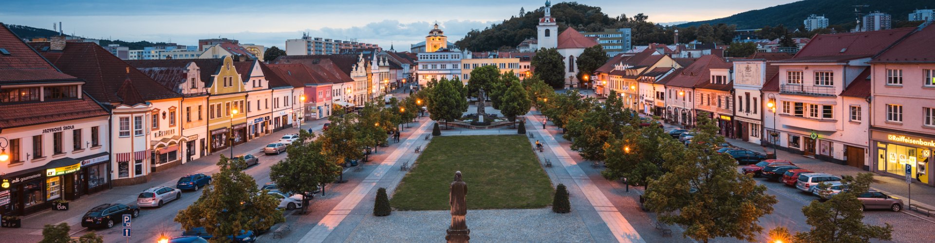Sunset over Beroun, CZ