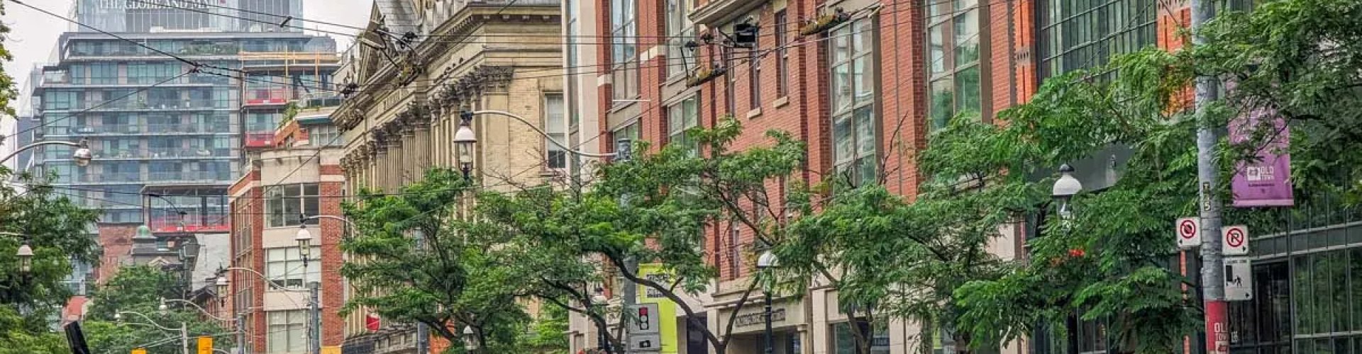 Toronto city skyline landscape