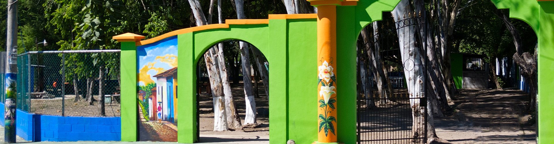 Sunset view over San Luis Talpa, SV