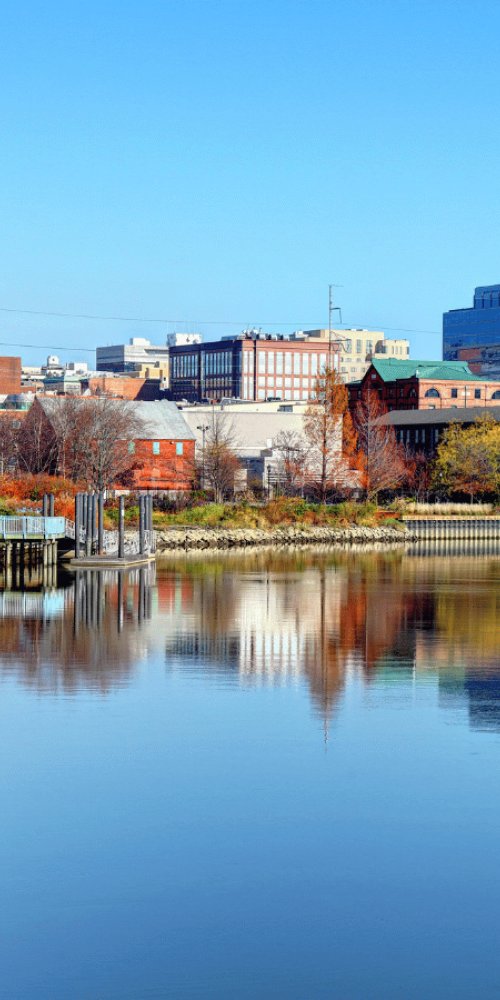 Bicycle near historic Millsboro building