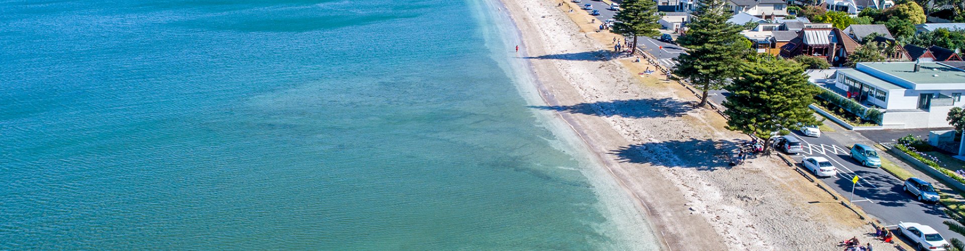 Auckland Harbour at sunset
