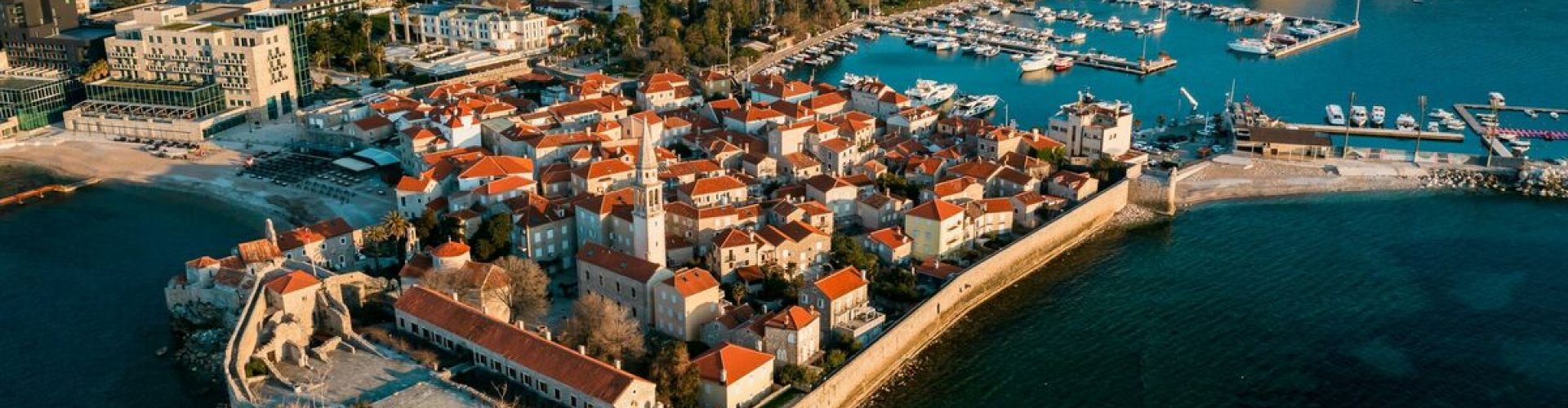 Sunset over Budva, ME