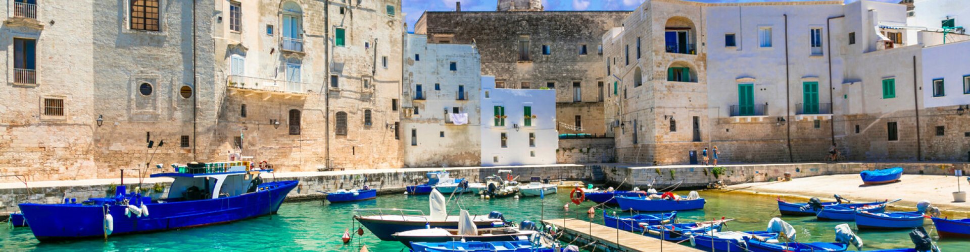 Sunset over Monopoli harbour