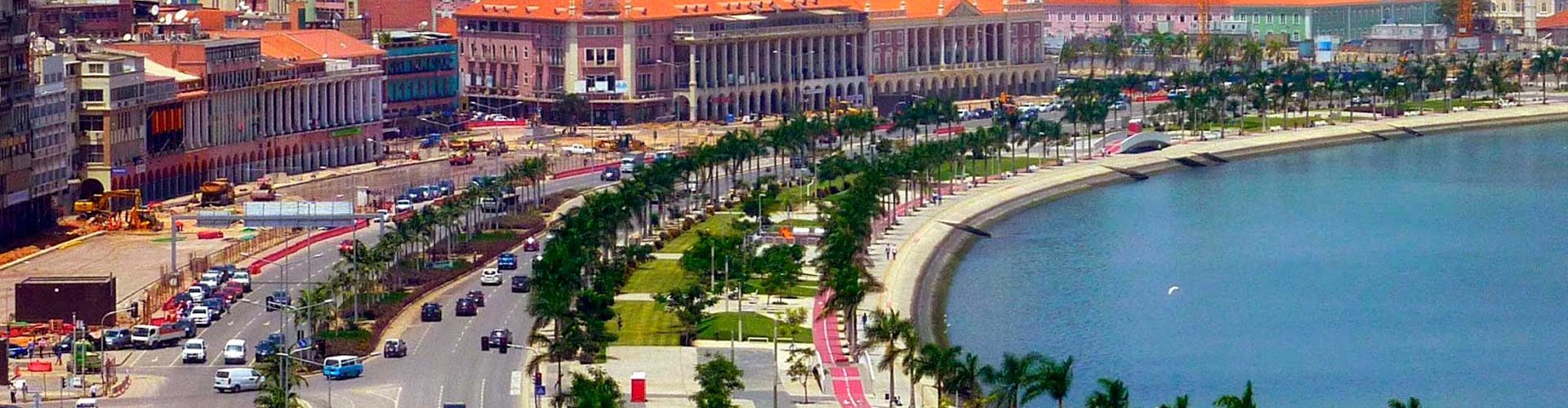 Sunset over Luanda Bay