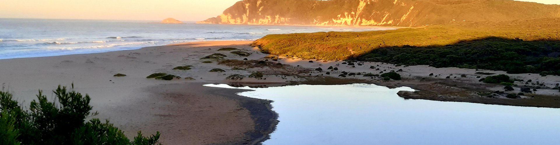 Sedgefield coastline sunset