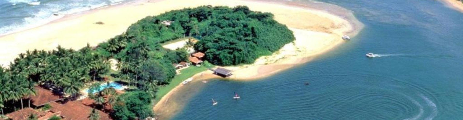Sunset over Bentota coastline