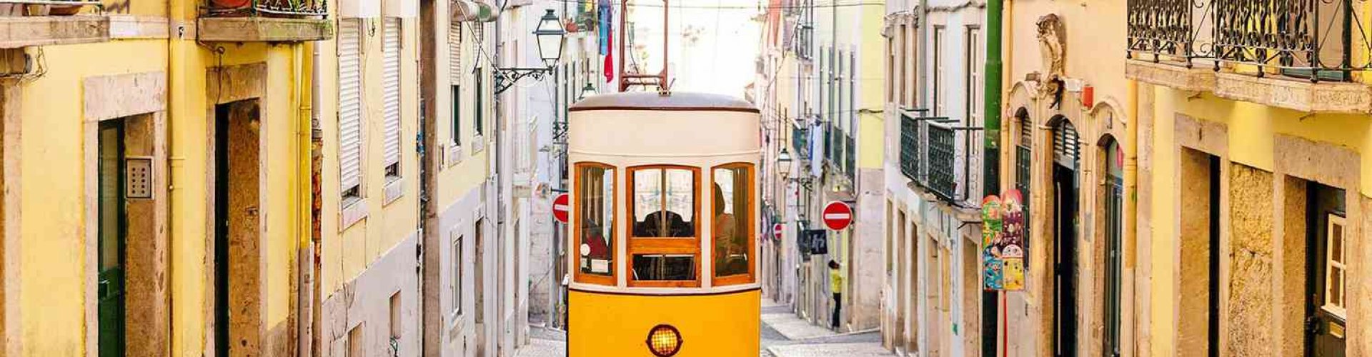 Panoramic view of Lisbon, PT at sunset